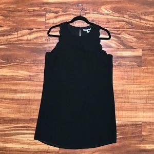 * SALE!* Naked Zebra Black Scalloped Dress